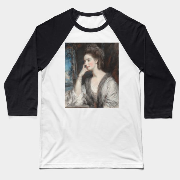 Charlotte, Lady Watkin Williams-Wynn, Daniel Gardner Baseball T-Shirt by Dark Academic Art